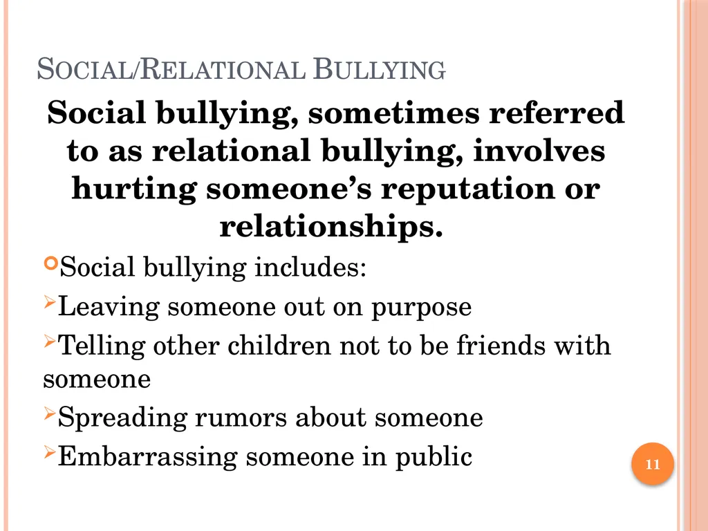 BULLY PREVENTION AND INTERVENTION School - slide 11 of 41