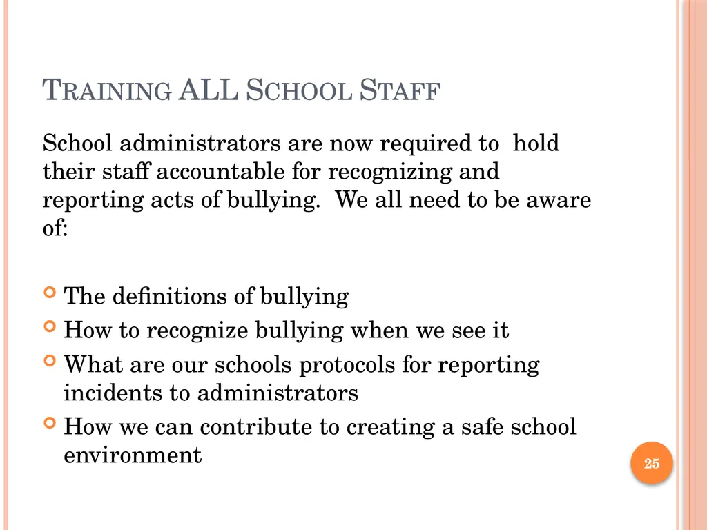 BULLY PREVENTION AND INTERVENTION School - slide 25 of 41