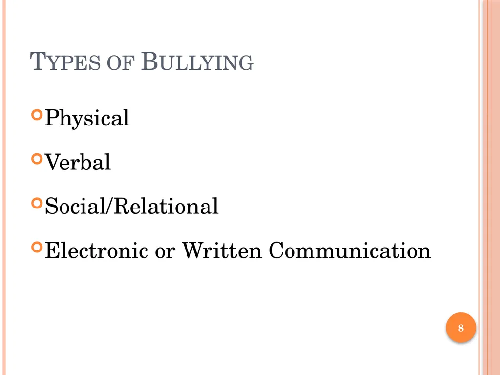 BULLY PREVENTION AND INTERVENTION School - slide 8 of 41