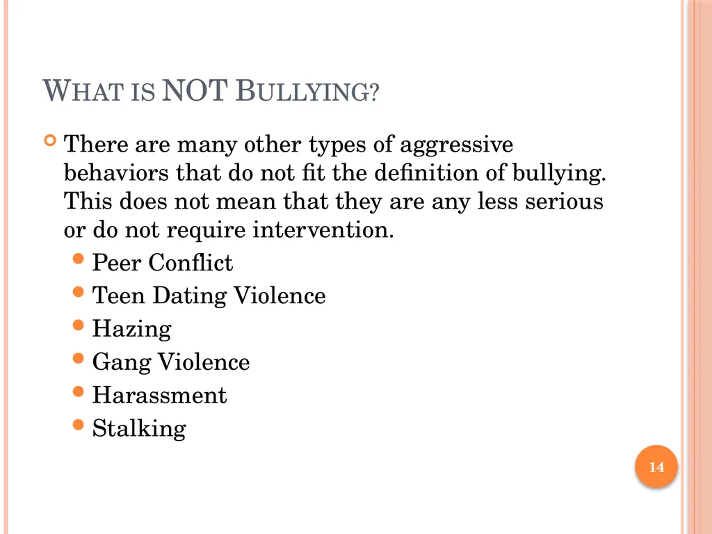 BULLY PREVENTION AND INTERVENTION School - slide 14 of 41