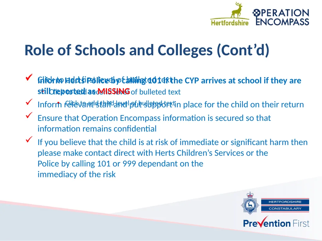 Operation Encompass https://youtu.be/QyjSl-oMDQ8 - slide 8 of 12
