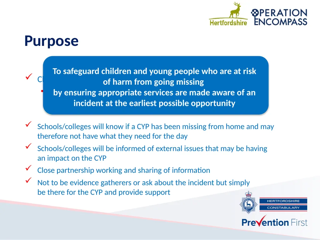 Operation Encompass https://youtu.be/QyjSl-oMDQ8 - slide 3 of 12