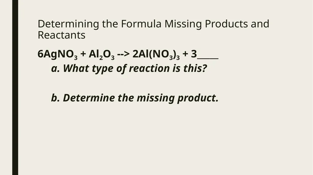 Aim: how to determine missing information from a - slide 9 of 9