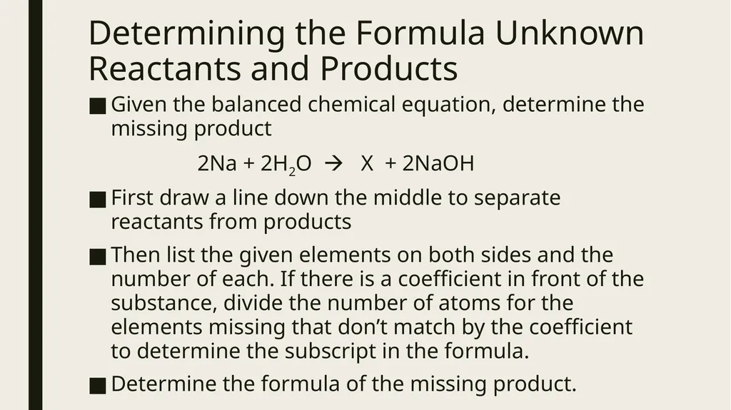 Aim: how to determine missing information from a - slide 7 of 9