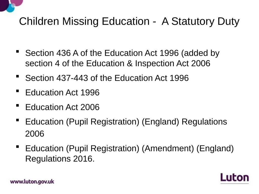 CHILDREN MISSING EDUCATION Mansoora Karimuddin - slide 4 of 20