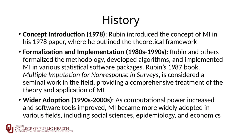 Introduction to Multiple Imputation Sixia Chen, - slide 24 of 36