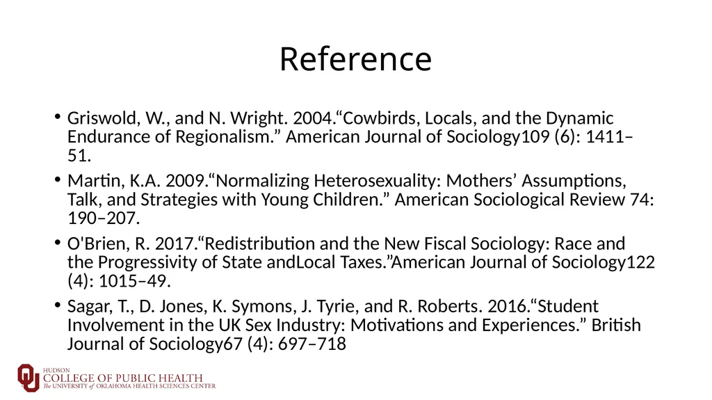 Introduction to Multiple Imputation Sixia Chen, - slide 36 of 36