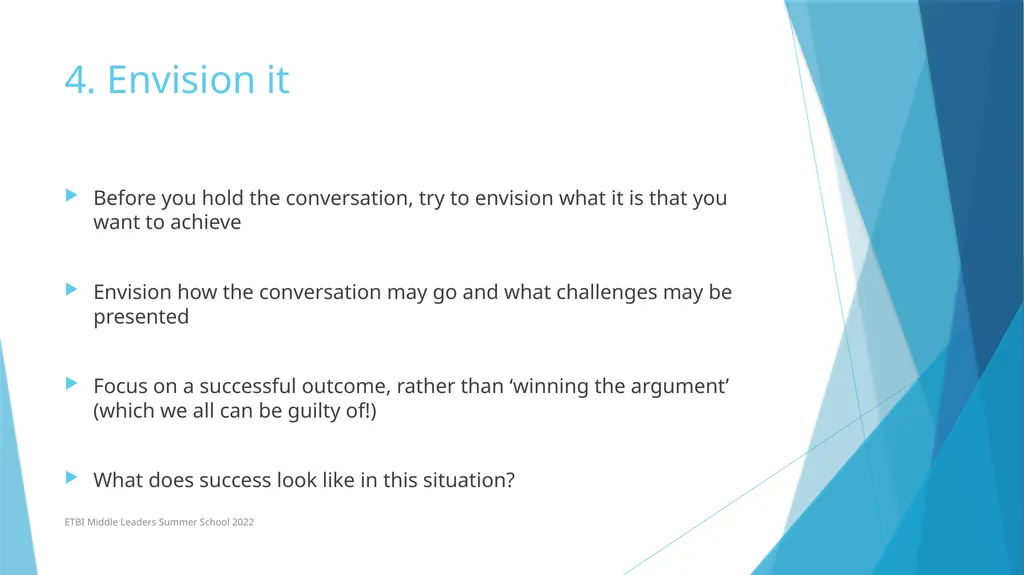 Managing a Difficult Conversation (To a Successful - slide 11 of 16