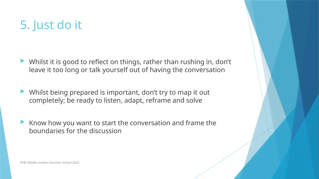 Managing a Difficult Conversation (To a Successful - slide 12 of 16