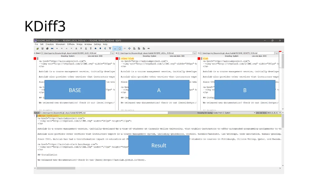 Lecture 11 Visual Git Tools: SourceTree and KDiff3 - slide 8 of 9