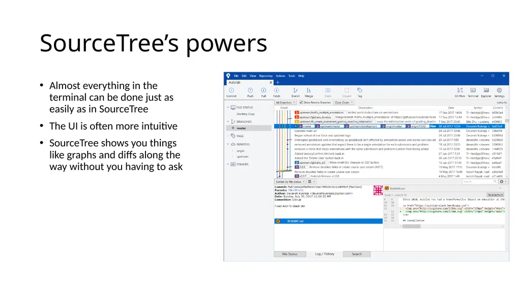 Lecture 11 Visual Git Tools: SourceTree and KDiff3 - slide 6 of 9