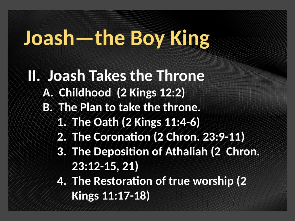 2 Samuel 7:8-13 “Now therefore, thus shall you say - slide 7 of 9