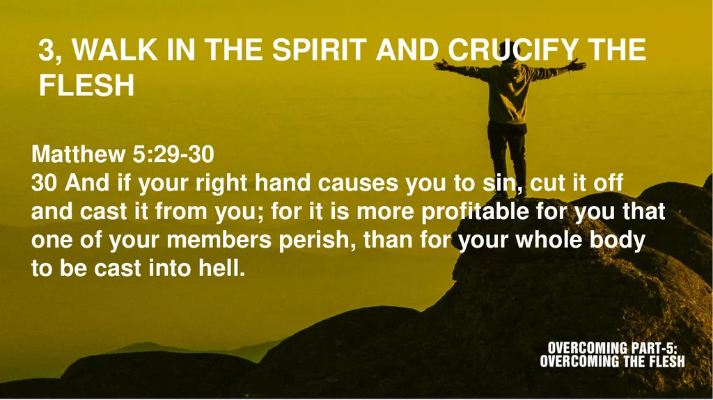 Scripture texts: James 1:13-16; Romans 8:1-13 1, - slide 13 of 16