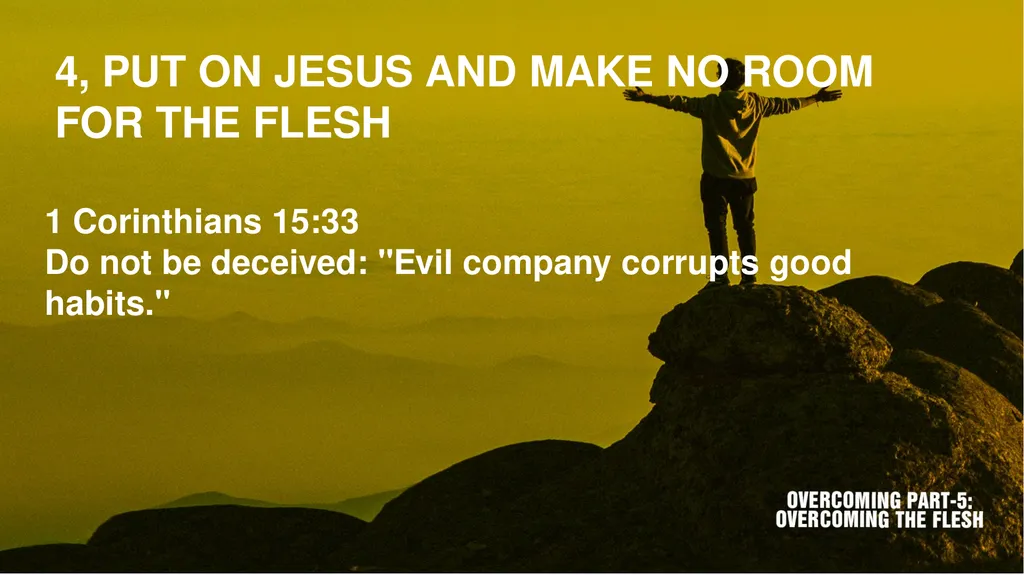 Scripture texts: James 1:13-16; Romans 8:1-13 1, - slide 15 of 16