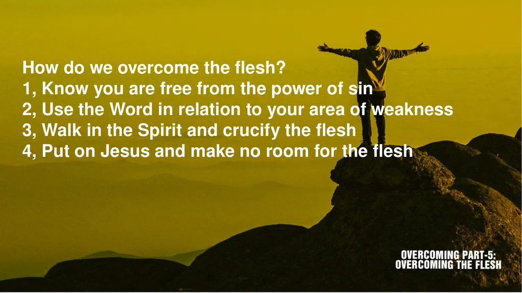 Scripture texts: James 1:13-16; Romans 8:1-13 1, - slide 16 of 16