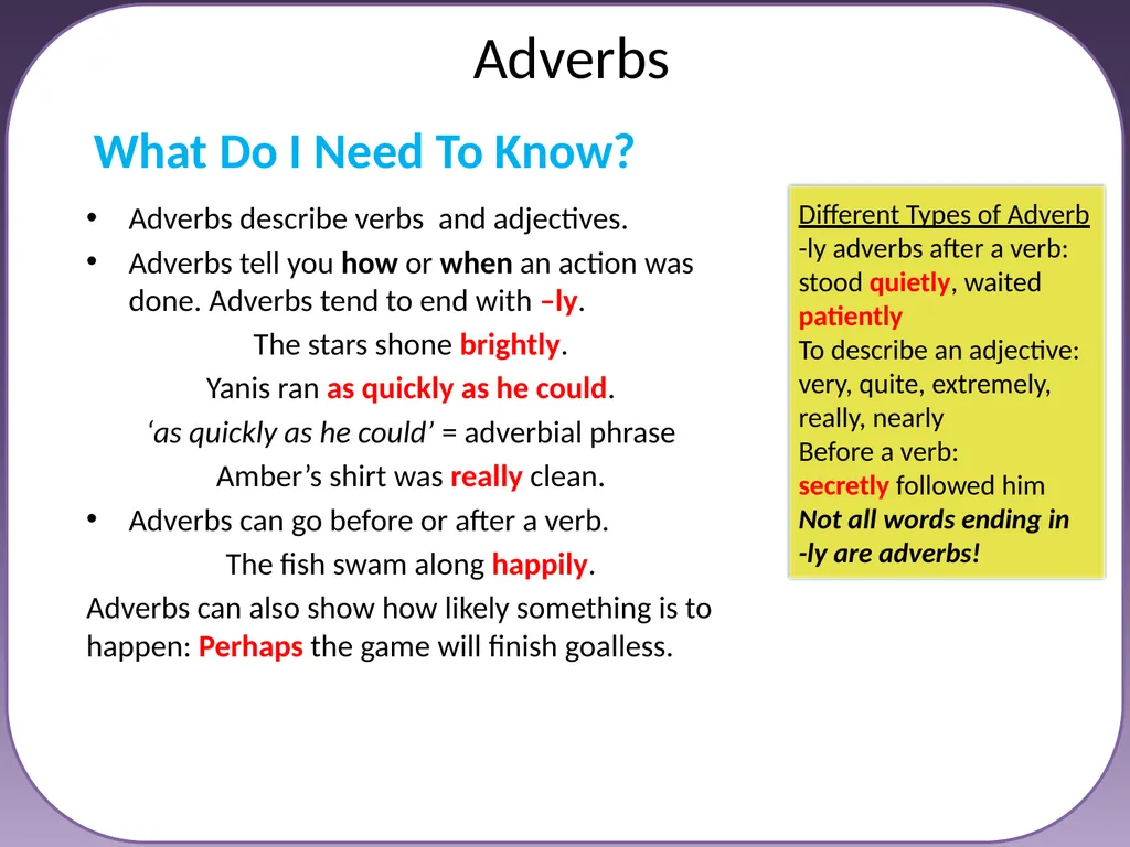 Year 5 SPAG Degrees of possibility NCLO: Indicate - slide 2 of 7