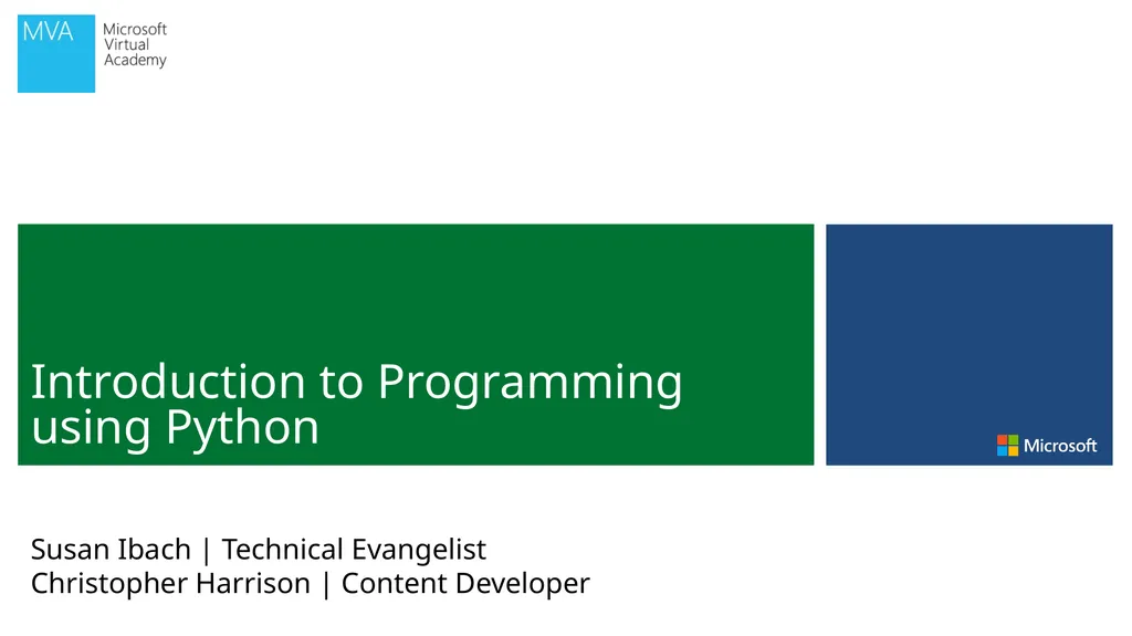 Susan Ibach | Technical Evangelist Christopher