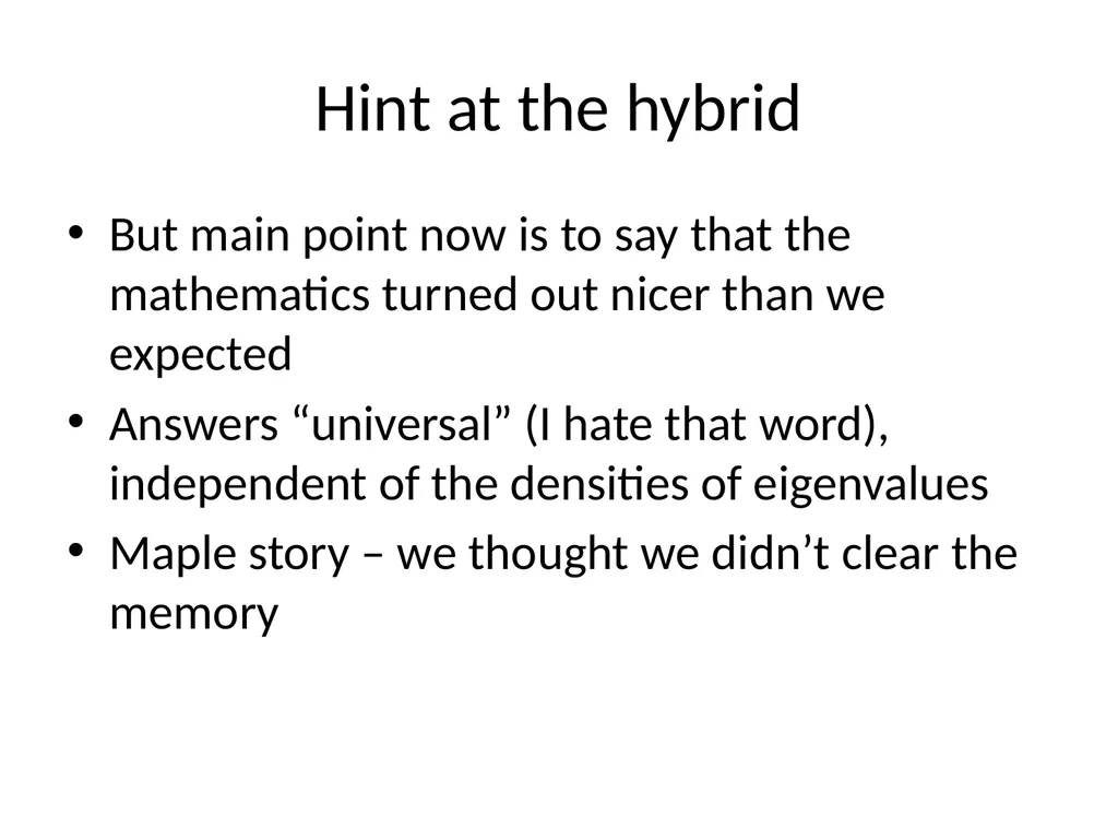 What are the Eigenvalues of a Sum of - slide 17 of 24