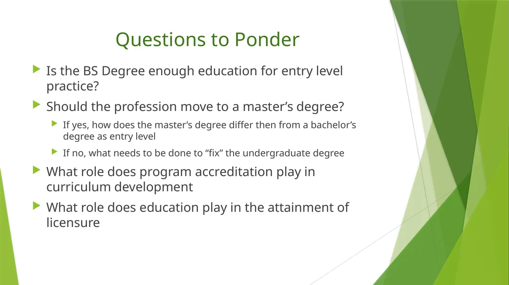 What Should be the Educational - slide 32 of 33