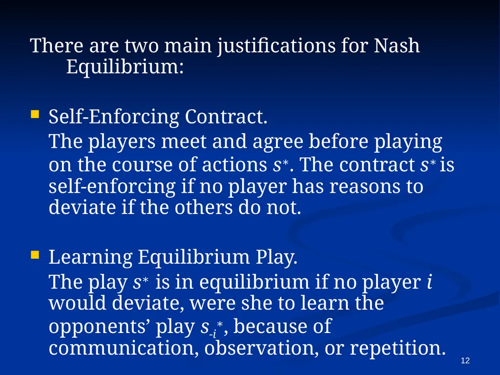 EC941 - Game Theory Francesco Squintani Email: - slide 12 of 54
