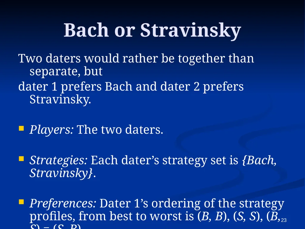 EC941 - Game Theory Francesco Squintani Email: - slide 23 of 54