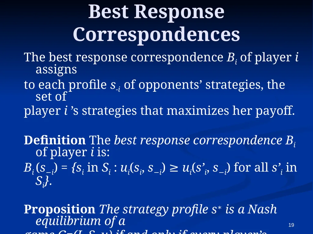 EC941 - Game Theory Francesco Squintani Email: - slide 19 of 54