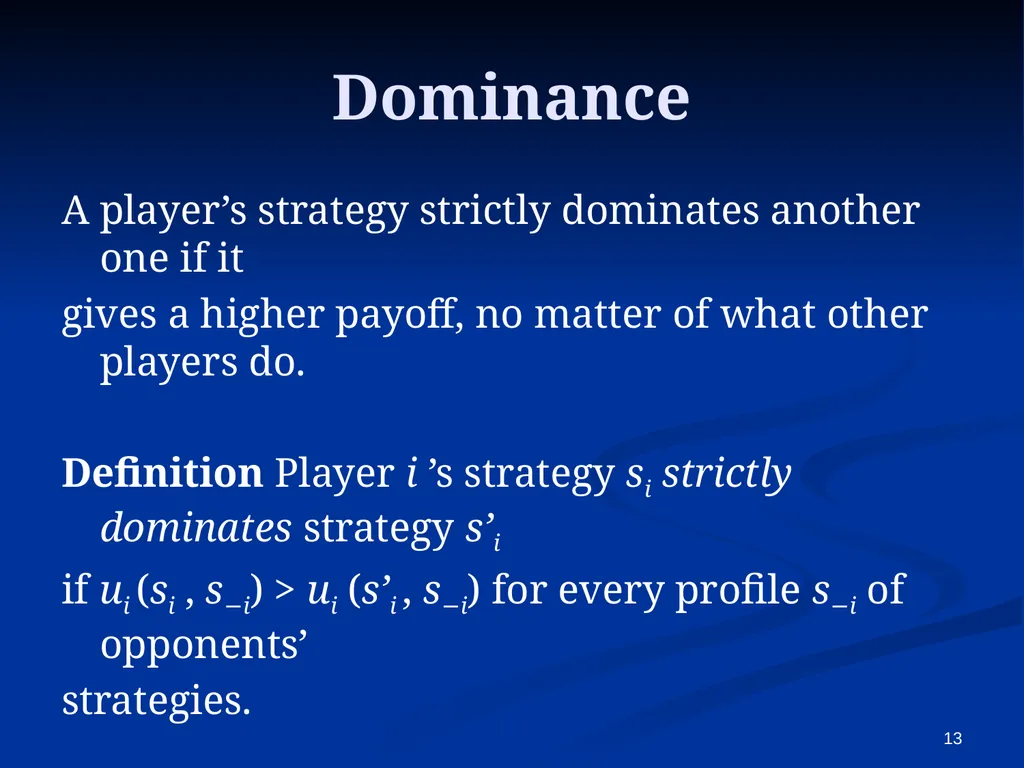 EC941 - Game Theory Francesco Squintani Email: - slide 13 of 54