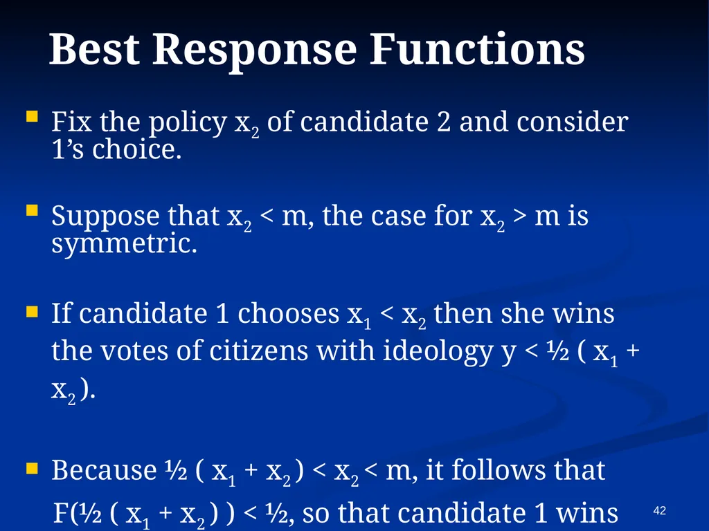 EC941 - Game Theory Francesco Squintani Email: - slide 42 of 54