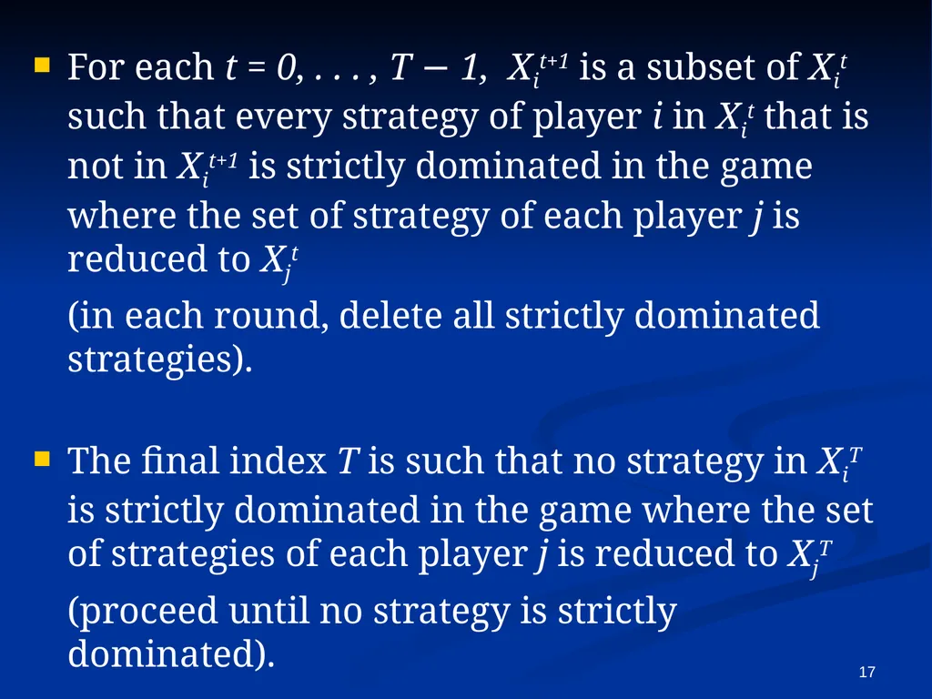 EC941 - Game Theory Francesco Squintani Email: - slide 17 of 54
