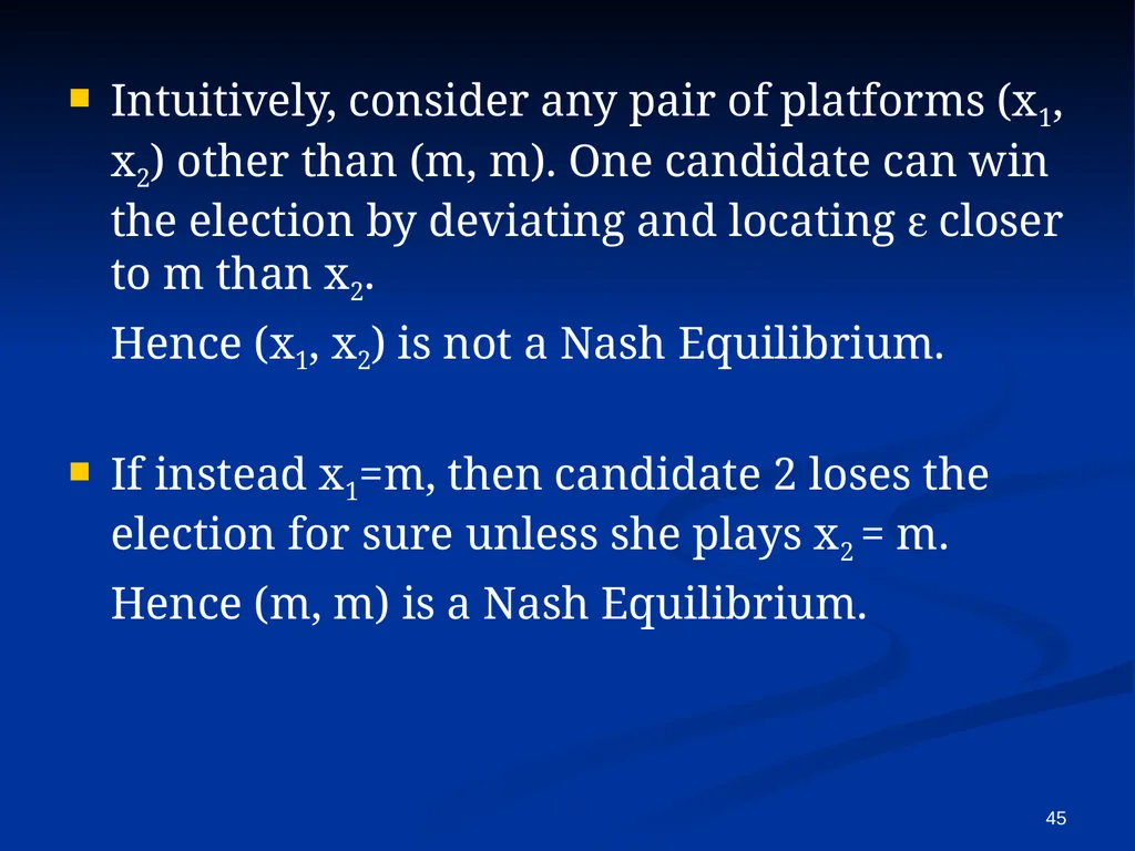 EC941 - Game Theory Francesco Squintani Email: - slide 45 of 54