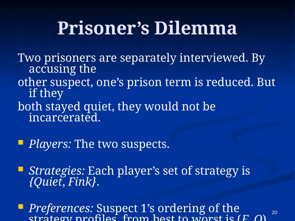 EC941 - Game Theory Francesco Squintani Email: - slide 20 of 54