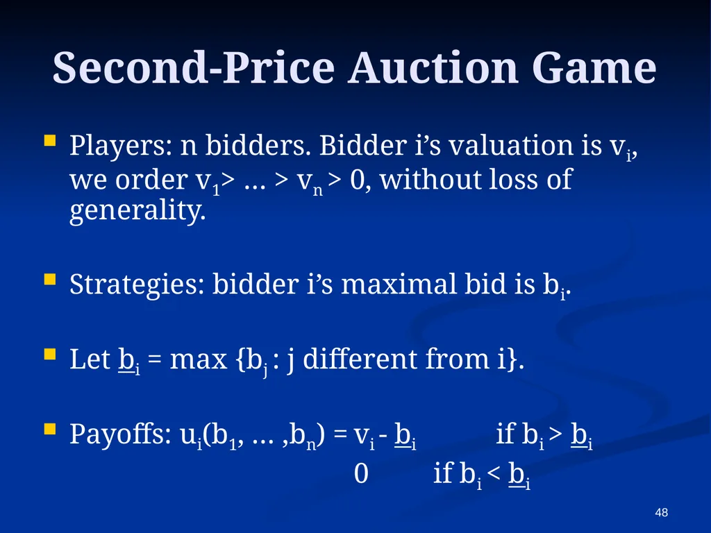 EC941 - Game Theory Francesco Squintani Email: - slide 48 of 54