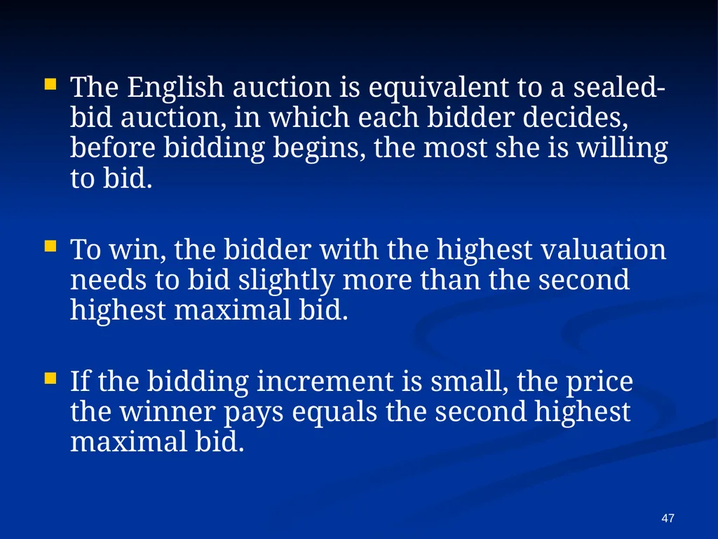 EC941 - Game Theory Francesco Squintani Email: - slide 47 of 54