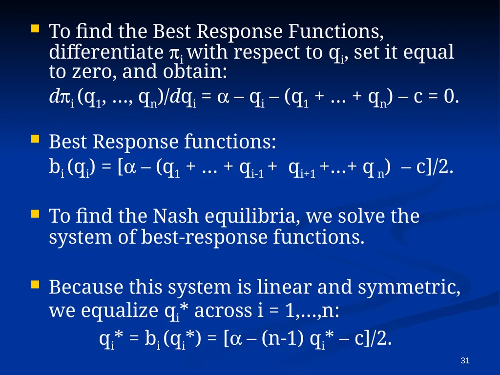 EC941 - Game Theory Francesco Squintani Email: - slide 31 of 54