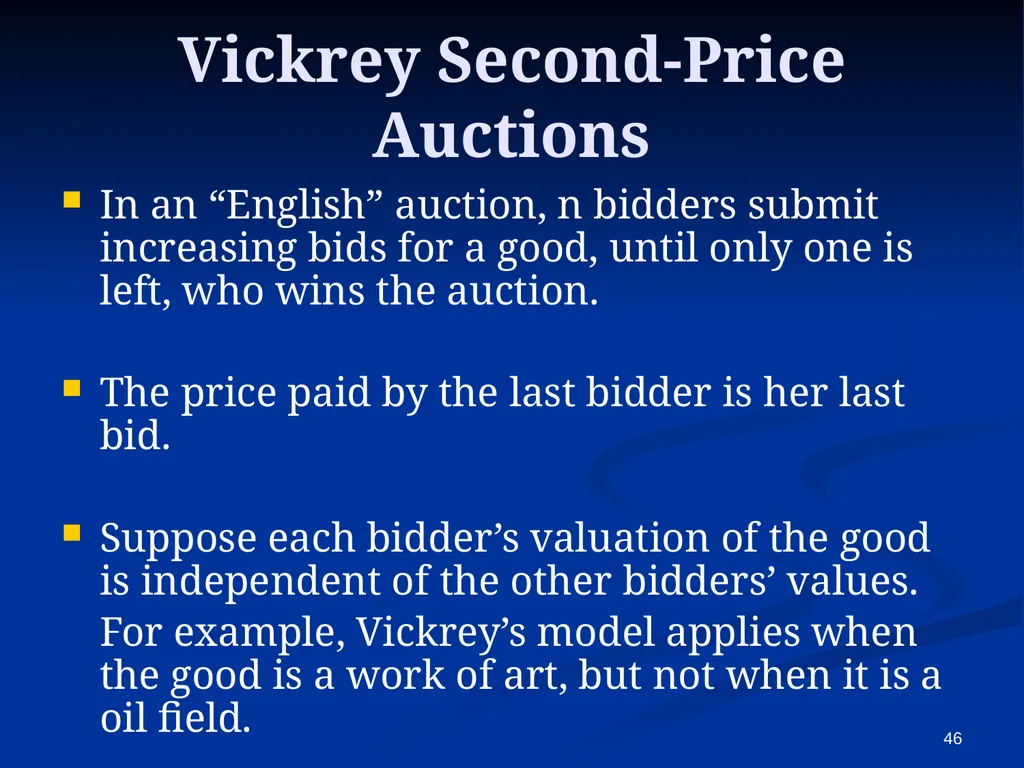 EC941 - Game Theory Francesco Squintani Email: - slide 46 of 54