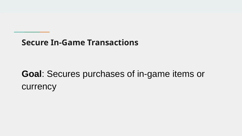 UNDERSTANDING GAME SECURITY FEATURES Game - slide 20 of 25