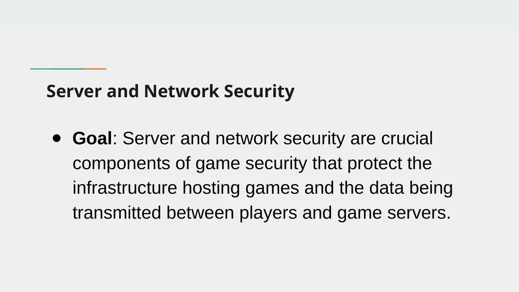 UNDERSTANDING GAME SECURITY FEATURES Game - slide 16 of 25