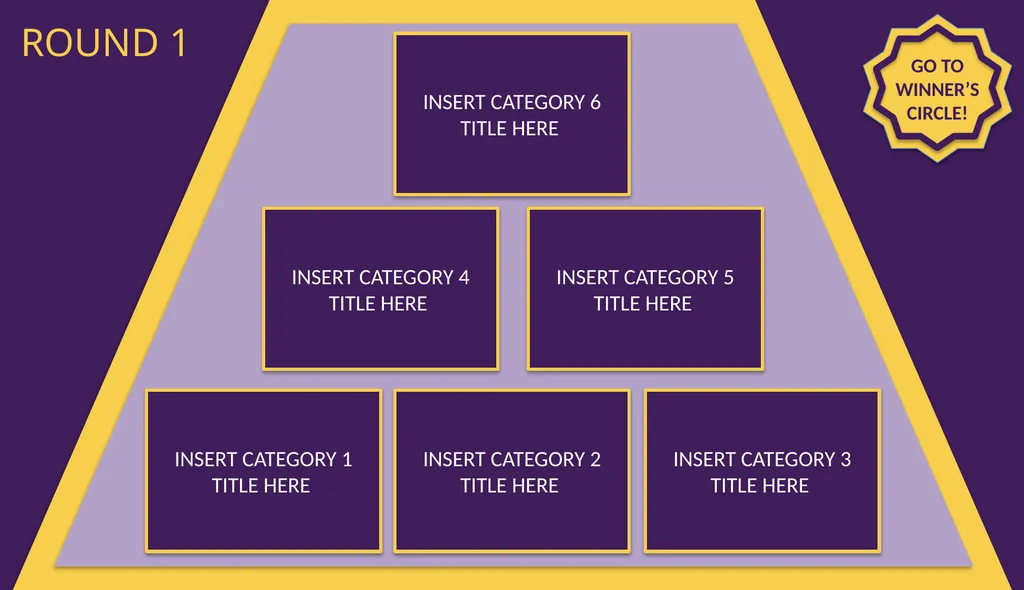 $10,000 Pyramid Slidedeck Template: Game Show - slide 3 of 19