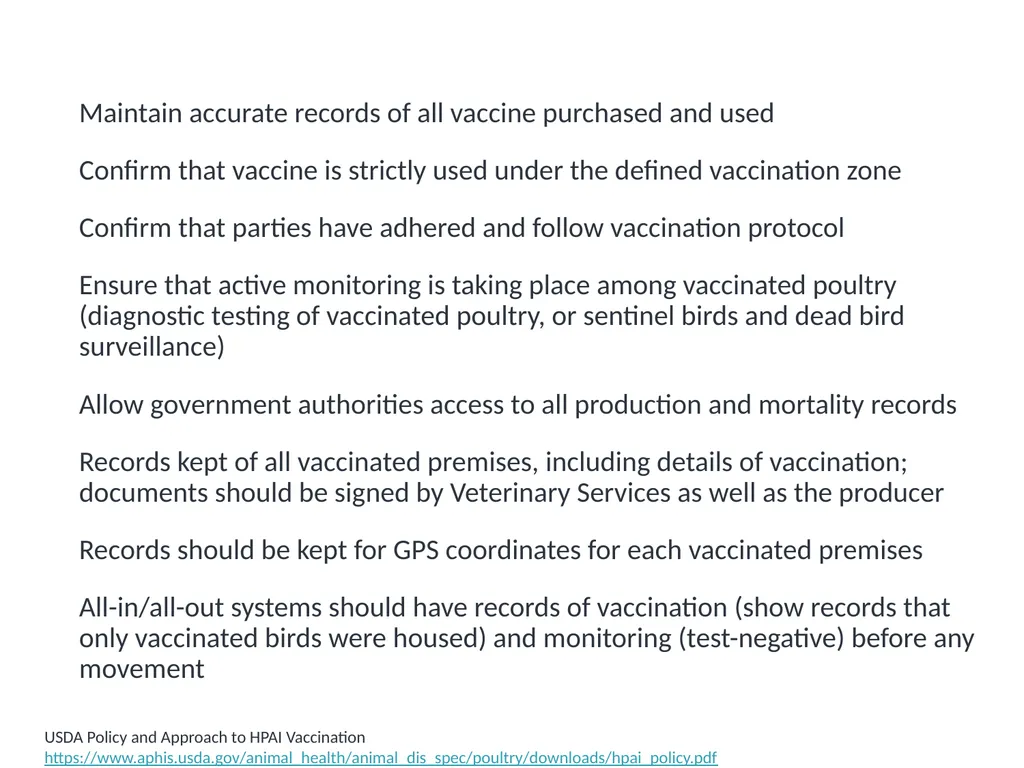Module V6 Avian Influenza Virus Poultry Vaccines - slide 33 of 34