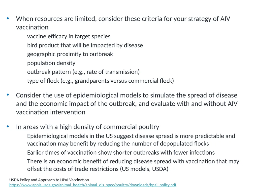 Module V6 Avian Influenza Virus Poultry Vaccines - slide 30 of 34