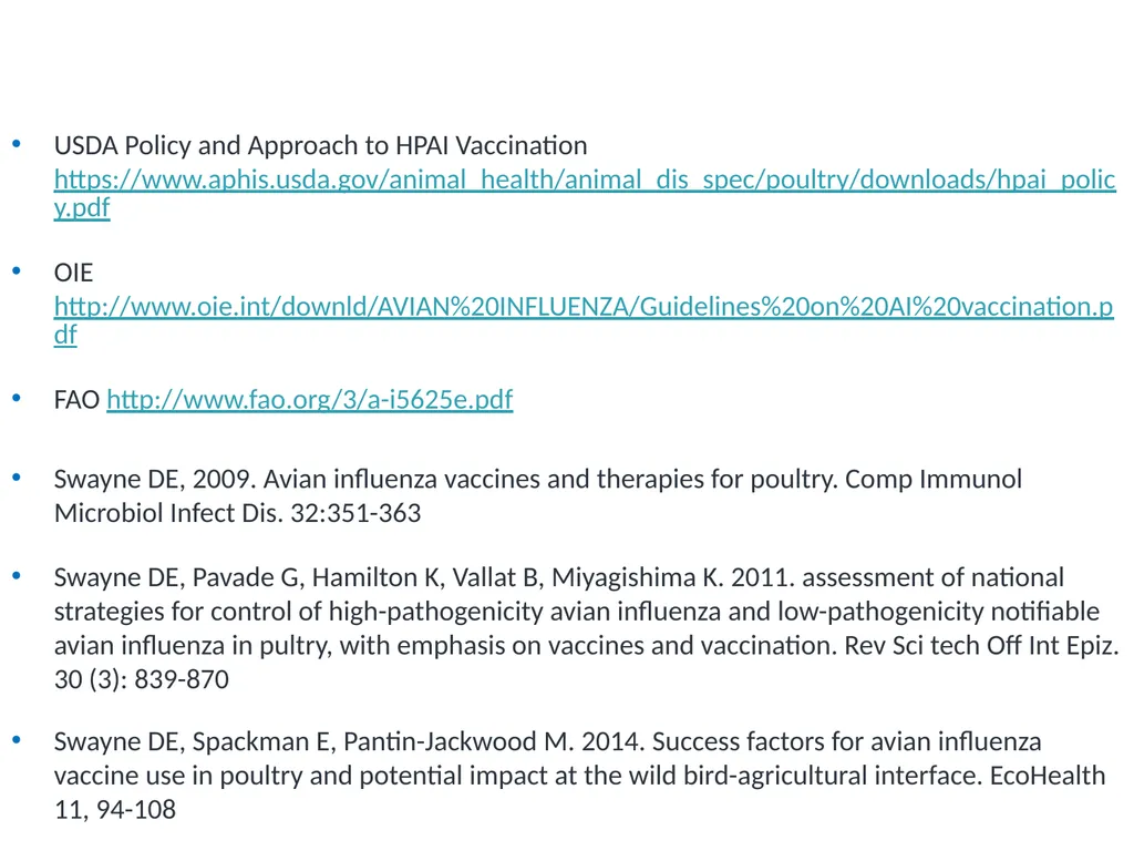Module V6 Avian Influenza Virus Poultry Vaccines - slide 26 of 34
