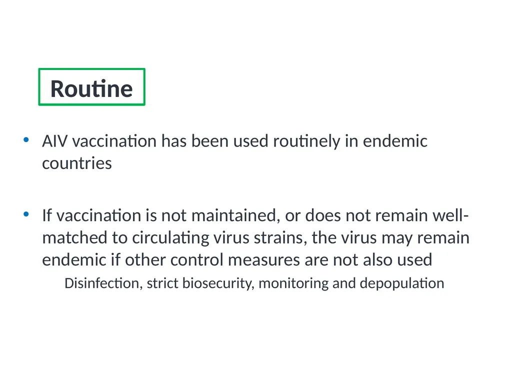 Module V6 Avian Influenza Virus Poultry Vaccines - slide 7 of 34