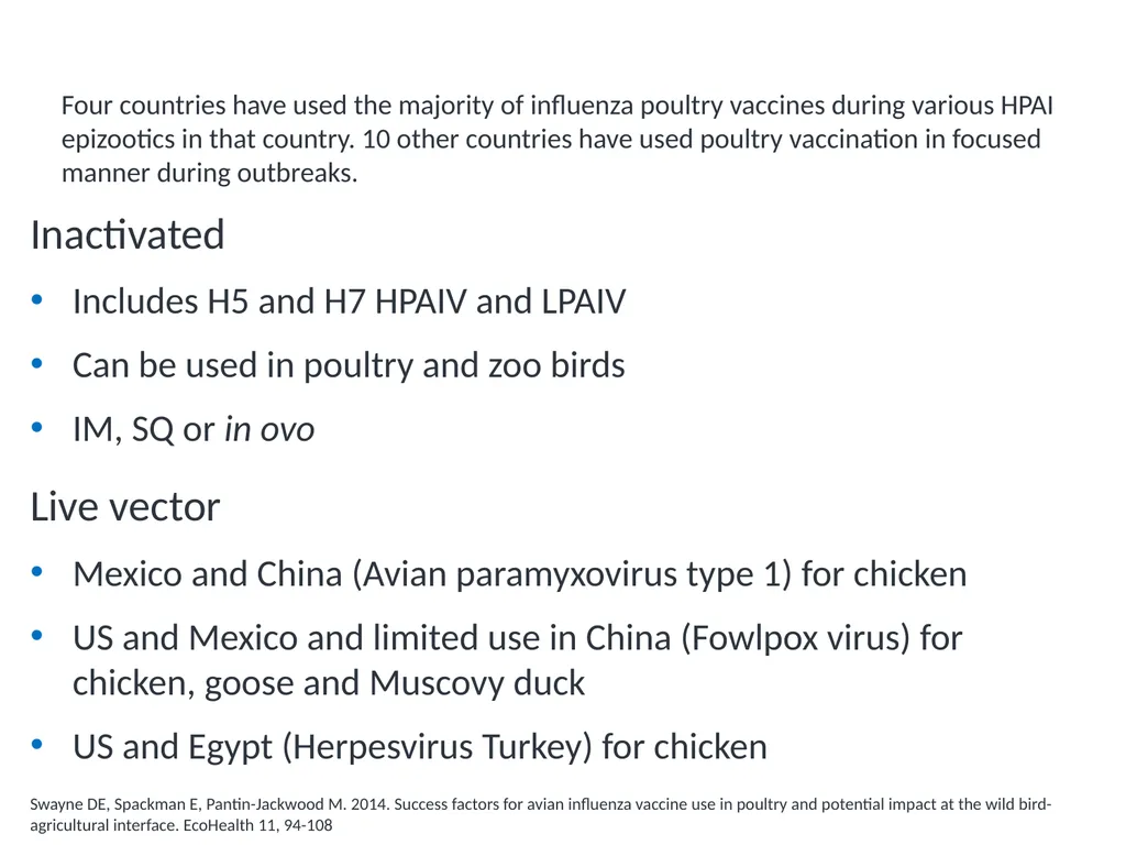 Module V6 Avian Influenza Virus Poultry Vaccines - slide 15 of 34