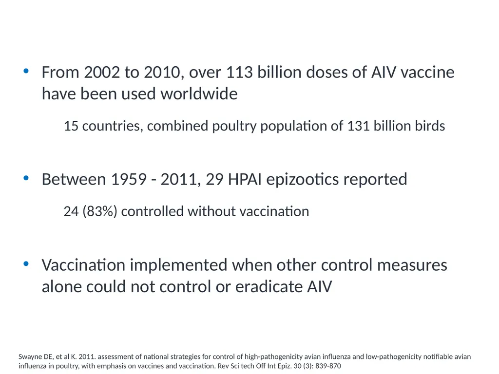 Module V6 Avian Influenza Virus Poultry Vaccines - slide 5 of 34