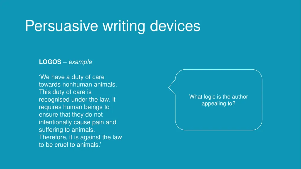 Persuasive Writing LESSON 2 Identifying and using - slide 15 of 44
