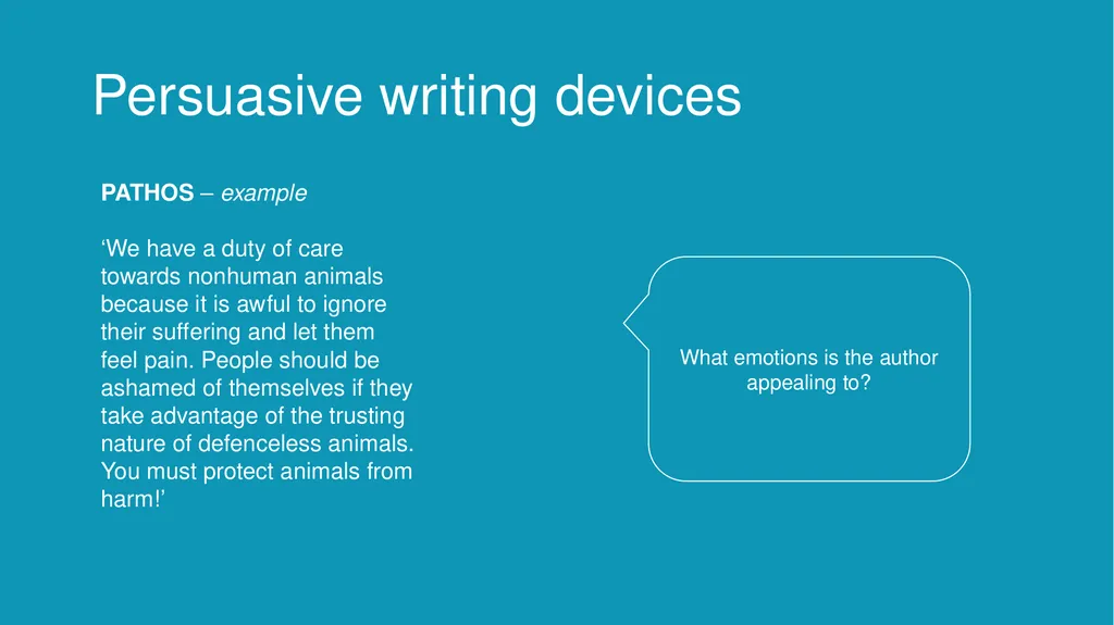 Persuasive Writing LESSON 2 Identifying and using - slide 17 of 44