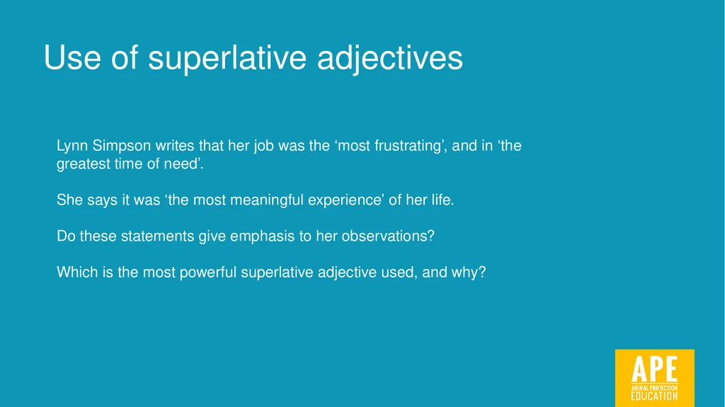 Persuasive Writing LESSON 2 Identifying and using - slide 32 of 44