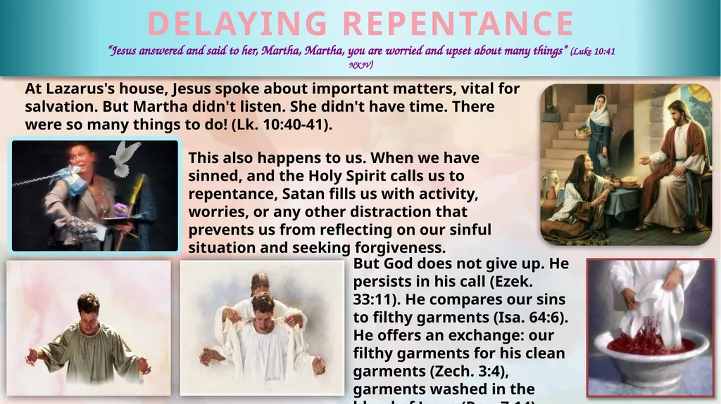 REPENTANCE AND FORGIVENESS Lesson 10 for June 6, - slide 5 of 12