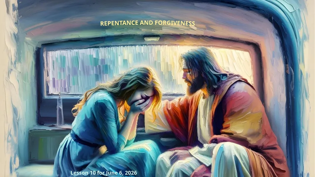 REPENTANCE AND FORGIVENESS Lesson 10 for June 6, - slide 1 of 12