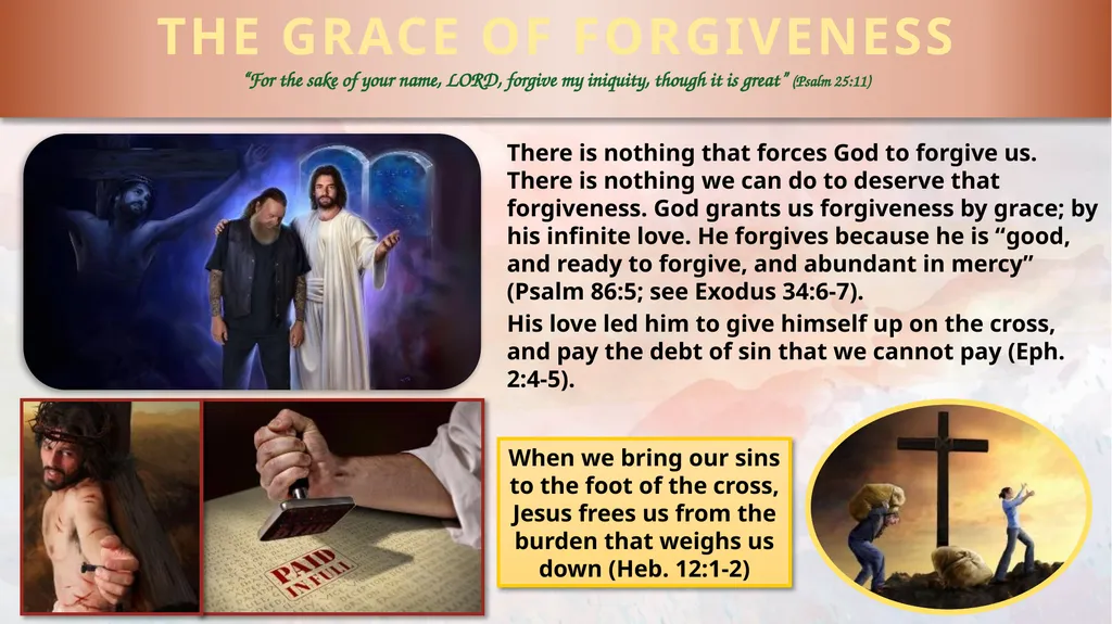 REPENTANCE AND FORGIVENESS Lesson 10 for June 6, - slide 9 of 12